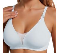 Genérico Sujetadores sin Costuras Cuello V Push Up Bralette Básicos Sexy Bandolera Ajustable Comodos Sujetador Mujer Suaves Elástico Sujetador Sujetador sin Aros Mujer Sujetadores