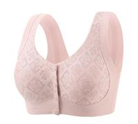 Genérico Sujetadores sin de para Mujer, Cierre Frontal, Espalda en T, Talla Grande, sin Costuras, sin Forro, para Busto Grande Perchas Ropa Interior Sujetador Que Junta el Pecho