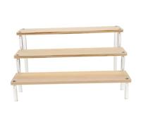 Genérico Suministros para Decorar Pasteles escaparate Bandeja peana Monitor repisa para Pantalla mesas de exhibición para Tiendas minoristas elevadores de acrílico para exhibición Madera