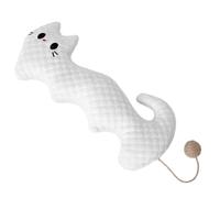Genérico Summer Pet Coolings Pillow For Dogs Cats, Ice Silk Cooling Back Neck Cushion, Ergonoмic Support Pillow with Toy, For Hot Weather, 65x50cm