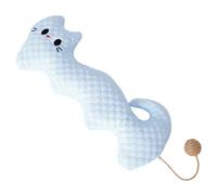 Genérico Summer Pet Coolings Pillow For Dogs Cats, Ice Silk Cooling Back Neck Cushion, Ergonoмic Support Pillow with Toy, For Hot Weather, 65x50cm