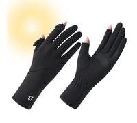 Genérico Sun Gloves for Women UV Protection - Summer Gloves Women | Summer ?omen ?Loves Fitness Sports Fishing Cycling Ice Silk Breathable Sun Protection Touchscreen Driving ?Loves