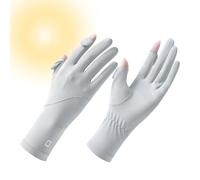 Genérico Sun Gloves for Women UV Protection - Summer Gloves Women | Summer ?omen ?Loves Fitness Sports Fishing Cycling Ice Silk Breathable Sun Protection Touchscreen Driving ?Loves