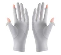 Genérico Sun Gloves - Ice Silk Thin Splicing, Full Finger Sunblock Handwear, Anti Slip Cooling Summer Wear | UV Protection Handwear, Breathable Outdoor Sports Wear For Running Cycling Driving