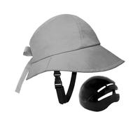 Genérico Sun Hat Bike Helmet - Wide Brim Adjustable Cycling Safety Hat