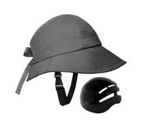 Genérico Sun Hat Bike Helmet - Wide Brim Adjustable Cycling Safety Hat