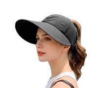 Genérico Sun Hat for Womens Wide Brim Breathable Adjustable Buckle, Negro