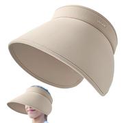 Genérico Sun Hat Visor Women Adjustable Visor Sun Shade Ponytail Hat