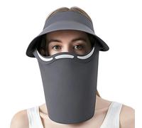 Generico Sun Hat with Face Cover - Breathable Magnetic Detachable Visor | Women Summer Hats | UPF50+ UV Protection Magnetic Closure Visor 55-59cm Head Circumference | for Women Men Hiking Climbing