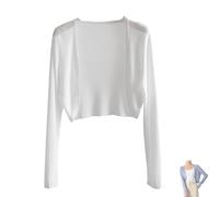 Genérico Sun Knit Cardigan Women's Thin, Long Sleeve Knit Cardigan Coat Shawl Air-Conditioned Shirt