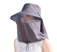 Genérico Sun Protection Bucket Hat, Wide Brim UV Shield Hat, transpirable Face Covering Outdoor Cap with Lightweight Sun Defense Design Style, Home Use Set, Travel Kit, Cup for Beach Hiking Fishing