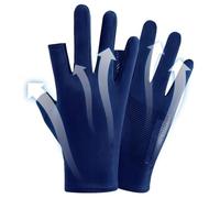 Genérico Sun Protection Gloves - Touchscreen Mittens | Ice Silk Sweat Wicking Summer Sun Gloves Women For Summer Cycling Motorcycle Mountain Bike Riding Road Bicycle Fitness