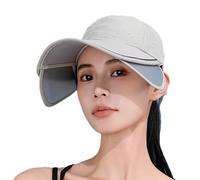 Genérico Sun Protection Visor Hat - Wide Brim Baseball Visor, Adjustable Outdoor Sun-Cap | Lightweight Breathable Outdoor Shield Headwear Equipment Adjustable Sports- Cap Sunlight Blocking Protection