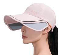 Genérico Sun Protection Visor Hat - Wide Brim Baseball Visor, Adjustable Outdoor Sun-Cap | Lightweight Breathable Outdoor Shield Headwear Equipment Adjustable Sports- Cap Sunlight Blocking Protection