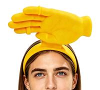 Genérico Sun Visor Hat, Funny Hand Shape Sunshade Headband, Adjustable Outdoor Sun Protection Cap, Lightweight Breathable Sunshade Hat for Fishing Beach Hiking Boating Climbing Activities