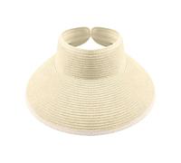 Genérico Sun Visor Hat - UPF 80+ Foldable Wide Brim Beach Hat For Women