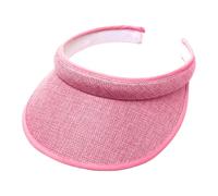 Genérico Sun Visor, Open Hat, 4,72 pulgadas UV Protección Transpirable Straw, Diseño de estilo Cooling, Lightweight Headwear Visors for Fishing, Festival, Camping, Gardening, Hiking, Walking