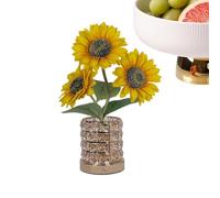 Generico Sunflowers Flower Lamp - Desk Lamp For Kids Sunflower, Sunflower For Women Decor, Stepless Dimmable,Small Battery Flower Decor For Bedroom, Restaurant, Bar Birthday, Mother's Day,Wedding
