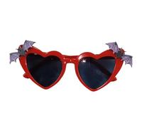 Genérico Sunscreen Anti-UV Sunglasses Women Cute Love Design Bat Sunglasses