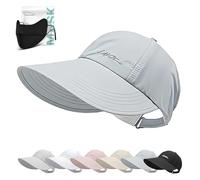 Genérico Sunscreen Baseball Caps for Women, Sunscreen Baseball Hat - Lightweight, Adjustable & Sun-Smart for Every Season (Blue)