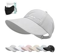 Genérico Sunscreen Baseball Caps for Women, Sunscreen Baseball Hat - Lightweight, Adjustable & Sun-Smart for Every Season (Gray)