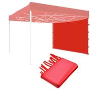 Genérico Sunshade Sidewall - Four Corner 4x Side Outdoor Tarpaulin Cover Instant Folding Canopy Sunwall UV Protection Tent Shade Awning For Yard Beach Patio Garden Deck Poolside Outdoor