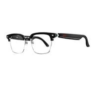 Genérico Super Black Technology Smart Wireless Headphone Sunglasses, 2025 Bluetooth Camera Smart Glasses(anti-blue light)
