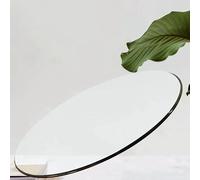 Genérico Superficie De Mesa Grande para Redonda Mesas De Comedor, Tablero De Repuesto Trasnparente para Salón, Tablero De Mesa De Vidrio Templado 90cm(75cm/29.5in)