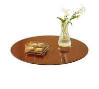 Genérico Superficie De Mesa Redondo De Vidrio De 38-100cm, Tablero De Cristal Templado De Repuesto, Cubierta Protectora para Mesas De Comedor, Mesas De Café(600mm(23.62in))
