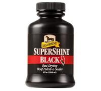 Genérico SuperShine Hoof Polish & Sealer Black 236ml aporta un Espectacular Color Negro a los Cascos Brillante Efecto Espejo