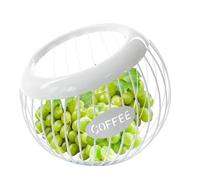 Genérico Support Capsules Café - Panier Métal Grande Capacité Pour Rangement - Corbeille De Comptoir | Organisateur Cuisine Bureau Salon | Structure Solide, Facile À Nettoyer Et Polyvalente