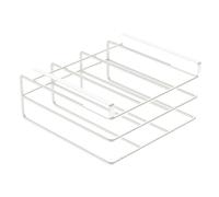 Genérico Support de à sous armoire - Support de couvercle de poêle suspendu sous armoire - Étagère de rangement pour couvercle de poêle de cuisine peu encombrante pour à