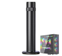 Genérico Support de Carte - ARGB d'Aluminium | Boîtier Magnétique Synchronisé | Support Anti-Flexion pour GPU, Fixation Verticale Réglable, pour PC Avec Vue Sur l'Océan