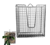 Genérico Support Pour Fougère Corne De Cerf - Jardinière Murale Plantes Épiphytes Acier Inoxydable 304 Orchidées, Panier Mural Treillis | Cadre De Montage Végétal Suspension Déco Pour Intérieur