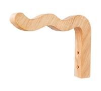 Genérico Supporto Per Piante A Gancio- 23 Cm Resistente Decorativo A Forma D'Onda | Gancio Da Parete In Legno Piante | Per Vasi Da Fiori, Campanelli Eolici, Mangiatoie Per, Giardino, Balcone