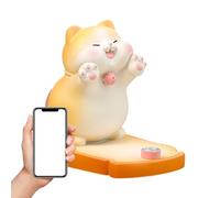 Genérico Supporto per Telefono Da Scrivania - Decorazione con Figurina Di Gatto, Supporto per Smartphone per Casa Soggiorno Camera Da Studio | Ideale per Videochiamate Riunioni Lavoro Visualizzaz