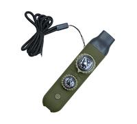 Genérico Survival Whistle - 7n1 Outdoor Safety Tool | Camping Whistle with LED Light for Hikers, Runners, Camping, Boating, Backpacking, Mountain Climbing, Road Trips, Women and Men
