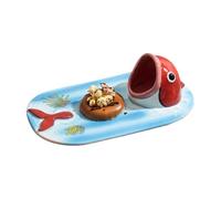 Genérico Sushi Plate | Kitchen Salad Plates,Ceramic Hand Painted Dish Bowl, Dishware & Serving Pieces For Hotel Restaurant Salad Kitchen Dinner Home Food Party Lunch