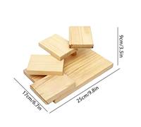 Genérico Sushi Serving Rack - Sushi Serving Shelf - Sashimi Tiered Display Shelf Wooden - for Home, House, Apartment, Restaurant, Izakayas, Kitchen, Dining Room, Catering, Party