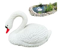 Genérico Swan Decoy - Outside Pond Goose White Swan | Decoy High Simulation White, Model Swans Figurine For Patio Courtyards Indoor Outdoor Lawn Home Porch Water Ponds Pools