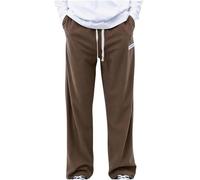 Genérico Sweatpants Elastico Slim Fit Casual Pantalones Hombre Pana de Trekking Pantalon de Pana Hippies Cargo Pantalones Hombre Café XXL
