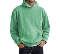 Genérico Sweatshirt Hombre - Chaqueta clásica con Capucha Lavada para un Jersey Minimalista de Color Liso con Corte Holgado para Adolescentes y Adultos (GN3 XXL)