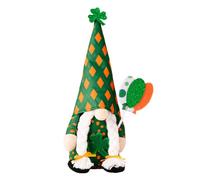 Genérico Swedish Tomte Gnomes Doll - Green GNOME Decor, Tiered Tray Display Figurine, Multi Room Styling Feature for Mantel Bedroom Living Room Office Dorm, Home Decor, Multi Color
