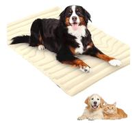 Genérico Sweet Dreamed Dog Cooling Mat, Sweet Dreamed Summer Comfortable Non-Slip Washable Double-Sided Pet Bed, Lightweight and Fold Able, Machine Washable for All Breeds & Sizes (Beige,L:48 * 28in)