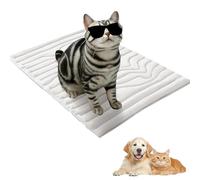Genérico Sweet Dreamed Dog Cooling Mat, Sweet Dreamed Summer Comfortable Non-Slip Washable Double-Sided Pet Bed, Lightweight and Fold Able, Machine Washable for All Breeds & Sizes (Gray,S: 20 * 16in)