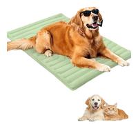 Genérico Sweet Dreamed Dog Cooling Mat, Sweet Dreamed Summer Comfortable Non-Slip Washable Double-Sided Pet Bed, Lightweight and Fold Able, Machine Washable for All Breeds & Sizes (Green,M:36 * 23in)