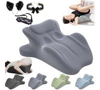 Genérico Sweet Spot Pillow,27° Angle Position Ergonomic Contoured Support Pillow,Multi-Functional Memory Foam Lounger Cushion Back Support,Ideal For Sitting/Lying (Gris, Tamaño)