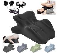 Genérico Sweet Spot Pillow,27° Angle Position Ergonomic Contoured Support Pillow,Multi-Functional Memory Foam Lounger Cushion Back Support,Ideal For Sitting/Lying (Negro, Tamaño)