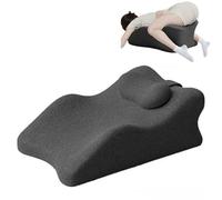Genérico Sweet Surrender Couples Pillow, Butt Cushion Pillow for Couples Pregnancy, Memory Foam Cushion, Low-Profile Design for Bed, Sofa, or Chair Sitting Comfort (Black a)
