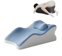 Genérico Sweet Surrender Couples Pillow, Butt Cushion Pillow for Couples Pregnancy, Memory Foam Cushion, Low-Profile Design for Bed, Sofa, or Chair Sitting Comfort (Blue)